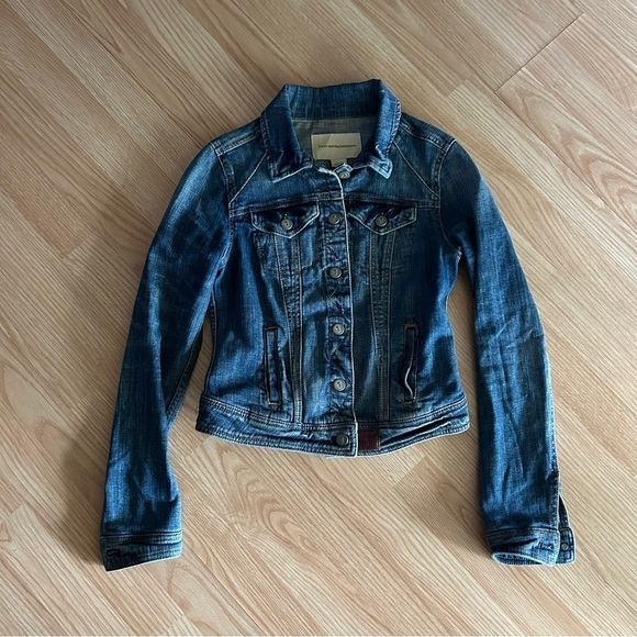 Pilcro and the Letterpress Anthropologie Denim Jean Jacket Women’s XS - Picture 1 of 9